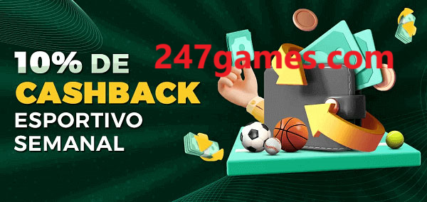 10% de bônus de cashback na 247games