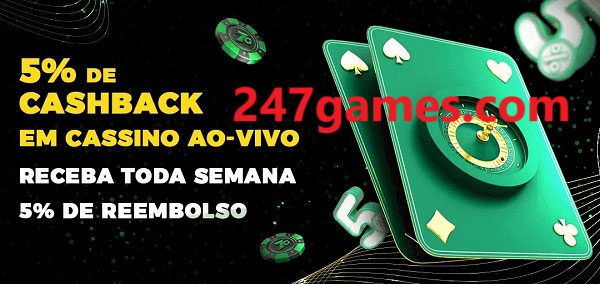 Promoções do cassino ao Vivo 247games